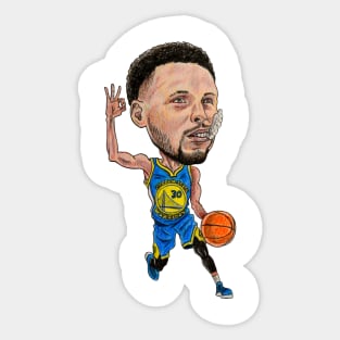 Steph Caricature Sticker